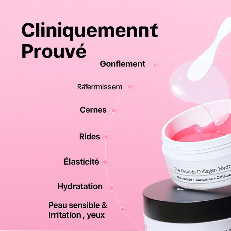 Patchs Yeux Hydrogel au Collagène