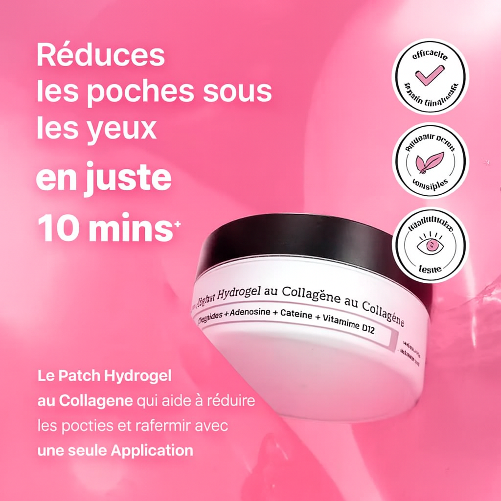 Patchs Yeux Hydrogel au Collagène