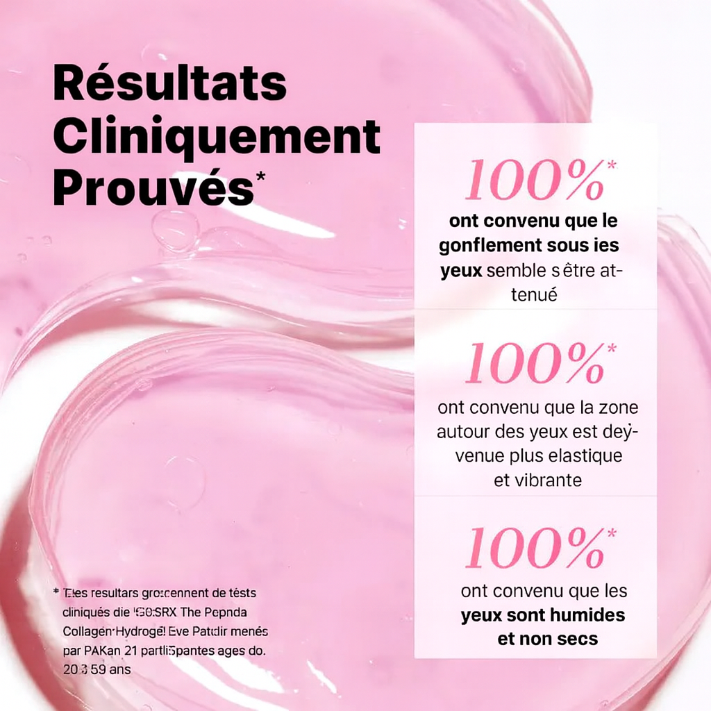 Patchs Yeux Hydrogel au Collagène